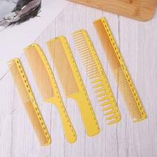 Yellow Hair Cutting Comb Hairdresser Professional Hairdressing Pointed Tail Comb