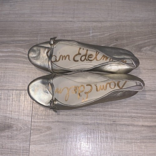 Sam Edelman Ballerinas Metallic Gold Schnalle 8,5 - Bild 7 von 7