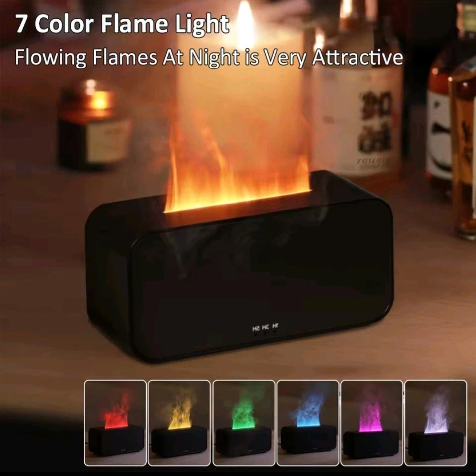 Mini Flame Aroma Diffuser – LED Humidifier for Essential Oils & Home Fragrance - Bild 3 von 4