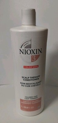 Nioxin #3 Scalp Therapy Conditioner For Colored & Light Thinning NEW 33.8oz NEW