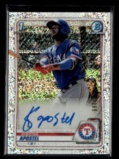 2020 Bowman Sherten Apostel Chrome Prospect Autographs Speckle Refractor /299
