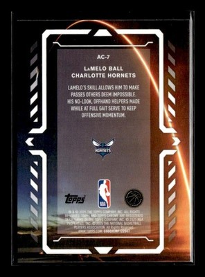 2025-26 Topps Chrome #AC-7 LaMelo Ball Activators Charlotte