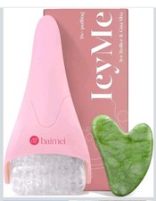 Baimei Icyme Ice Roller for Face and Gua Sha Facial Tool Set, Ice Face Roller
