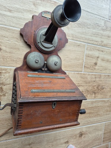2 sehr alte Telefone aus dem 1900 Jahrhundert - Bild 9 von 13