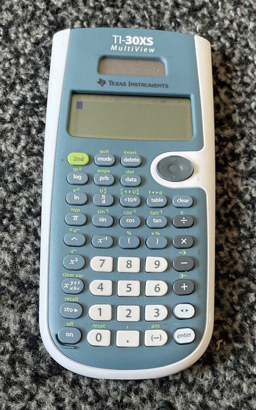 Texas Instruments TI-30XS MultiView Scientific Calculator - Blue