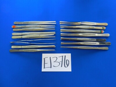 E1376 V. Mueller Codman SSI Lot of 15 Forceps 20.5-22cm Overall Length