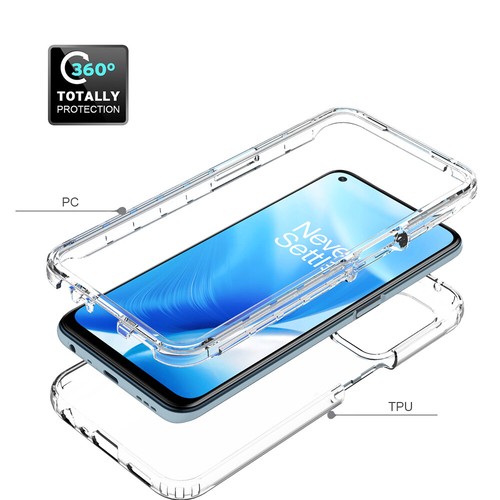 For OnePlus Nord N200 5G Case Rugged TPU Armor Hybrid Shockproof Phone Cover - Picture 3 of 36