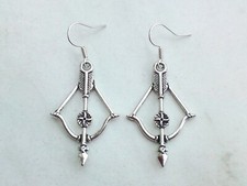 Ohrringe *ARMBRUST Ohrhänger Pfeil und Bogen Hänger Indianer Ohrschmuck Neu