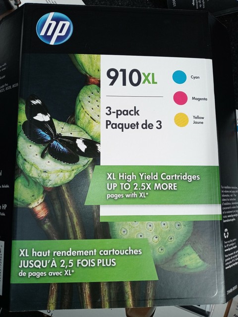 HP 3JB42BN 910XL 2 Pieces High Yield Ink Cartridges - Black for sale online | eBay