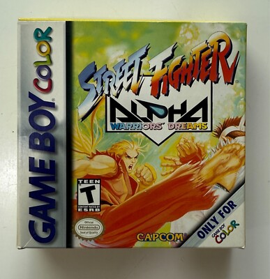Jeu Street Fighter Alpha Game Boy Color - Version Originale EUR - État Correct