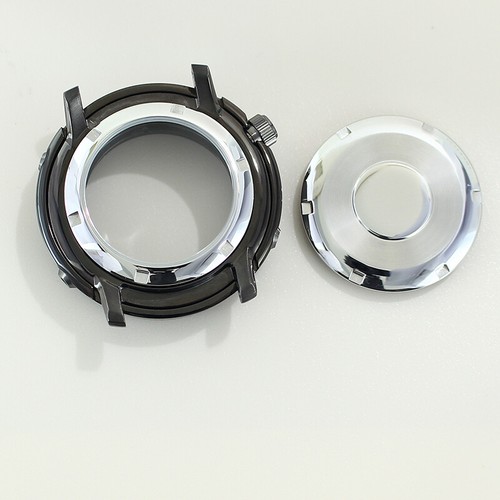 Cassa orologio bambino tonno 43,3 mm anello capitolo vetro zaffiro per Seiko nh35 nh36 nh38 - Foto 6 di 26