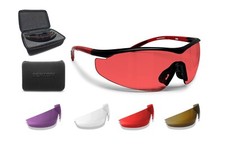 Bertoni Occhiali da Tiro Sportivo Poligono SH898 Occhiali Tattici per Shooting