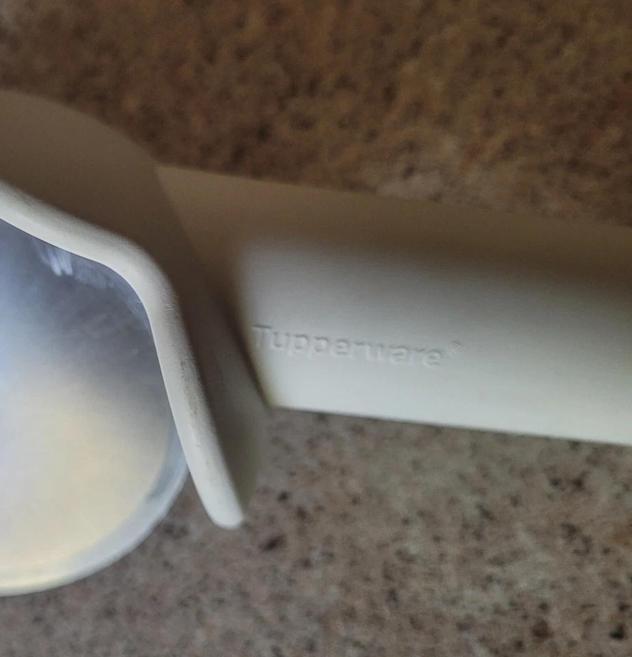 Tupperware Teigrad Pizzeria Pizzaroller Pizzaschneider Weiß/blau - Bild 2 von 4