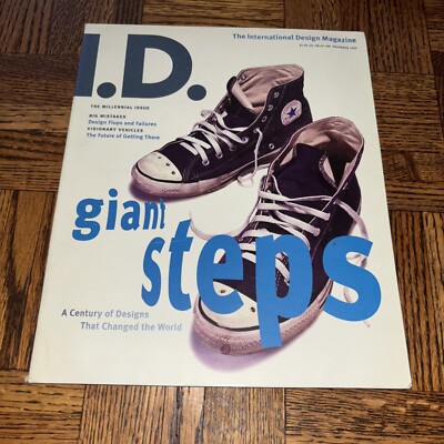 I.D. INTERNATIONAL DESIGN MAGAZINE NOVEMBER 1999 SNEAKERS GIANT STEPS T