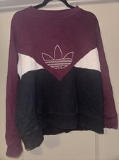 Vintage 90s Adidas Crewneck Sweatshirt Logo Size M