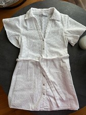 White Women Mini Dress Zara