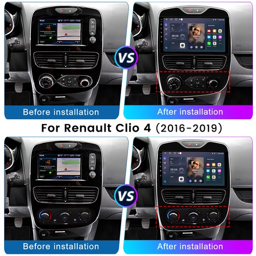 DAB+ Carplay 64GB Android 13 Car Stereo Radio GPS For Renault Clio 4 2017-2019 - Picture 2 of 19