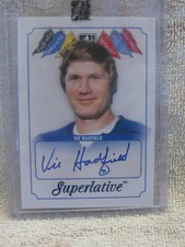 2012-13 ITG  Superlative - In the Game Vic Hadfield #A-VH Auto New York Rangers