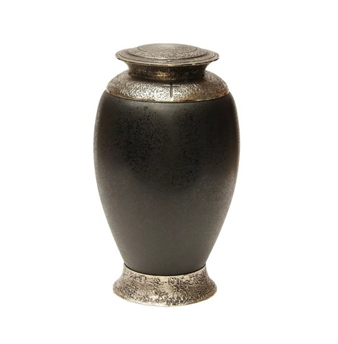 Exclusieve mooie glazen crematie-urn - zwart - begrafenisurn voor as - volwassen - Picture 3 of 7