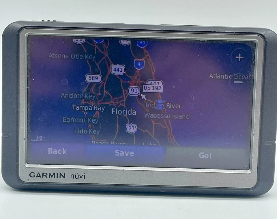 Garmin Nuvi 260W U.S. Canada Mexico Maps BASE UNIT ONLY Tested Working - Image 2 of 4