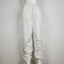 Vintage 80's Casual Isle White Windbreaker Pants