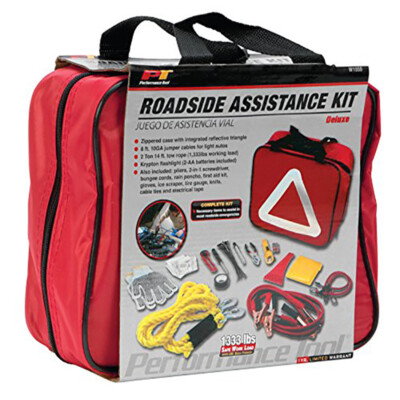 Auto Parent - Performance Tool W1555 Deluxe Roadside Emergency Assistance Kit...
