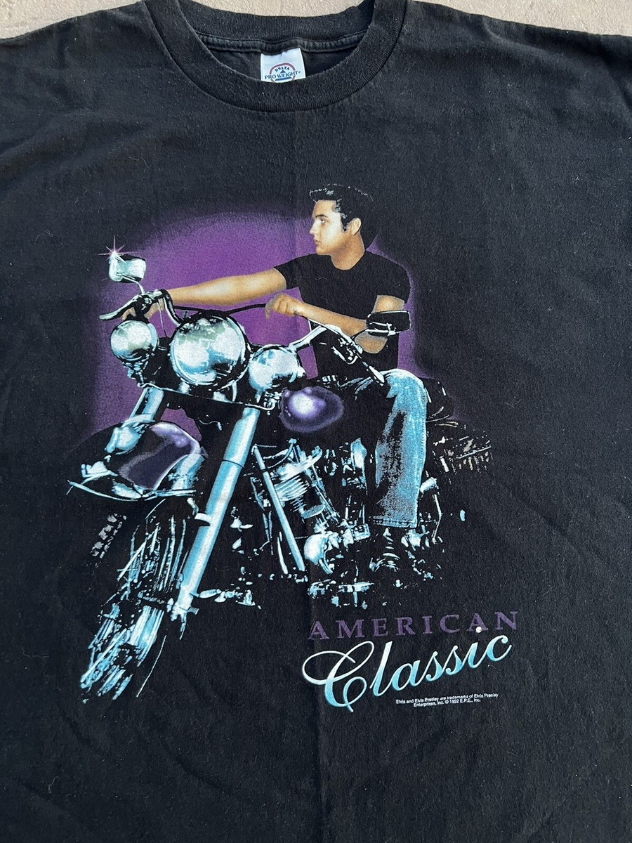 Vintage 1992 Elvis Presley American Classic Tee Size XXLMotorcycle