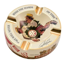 Arturo Fuente Ceramic Cigar Ashtray - Cream