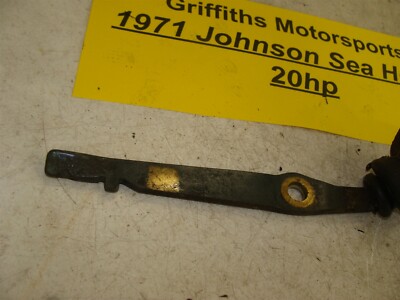 1971 JOHNSON 30r71s 20HP oem throttle lock arm link linkage | eBay