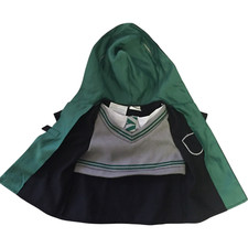 Build-A-Bear Robe Slytherin Wizarding World Harry Potter Embroider Short Sleeve