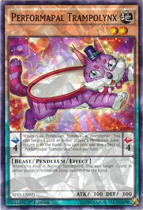 Performapal Trampolynx - SP15-EN021 - Shatterfoil - 1st Edition x3 - Near Mint