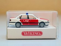 "Modellauto 1:87: Vw Passat \"Feuerwehr\", Rot/Weiß, Wiking 6000225, A5-8"