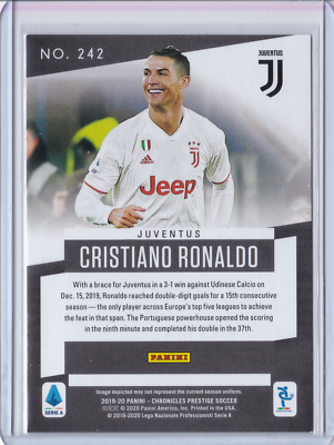 2019-20 Panini Chronicles Prestige CRISTIANO RONALDO Orange