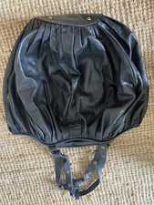 strenesse Bag Handtasche Schwarz Groß Hobobag Leder 