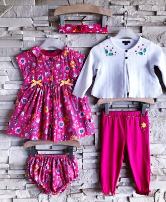 SERGENT MAJOR NEW ENSEMBLE 5P BÉBÉ FILLE MOTIF FLEURS,VOLANTS - Main Image