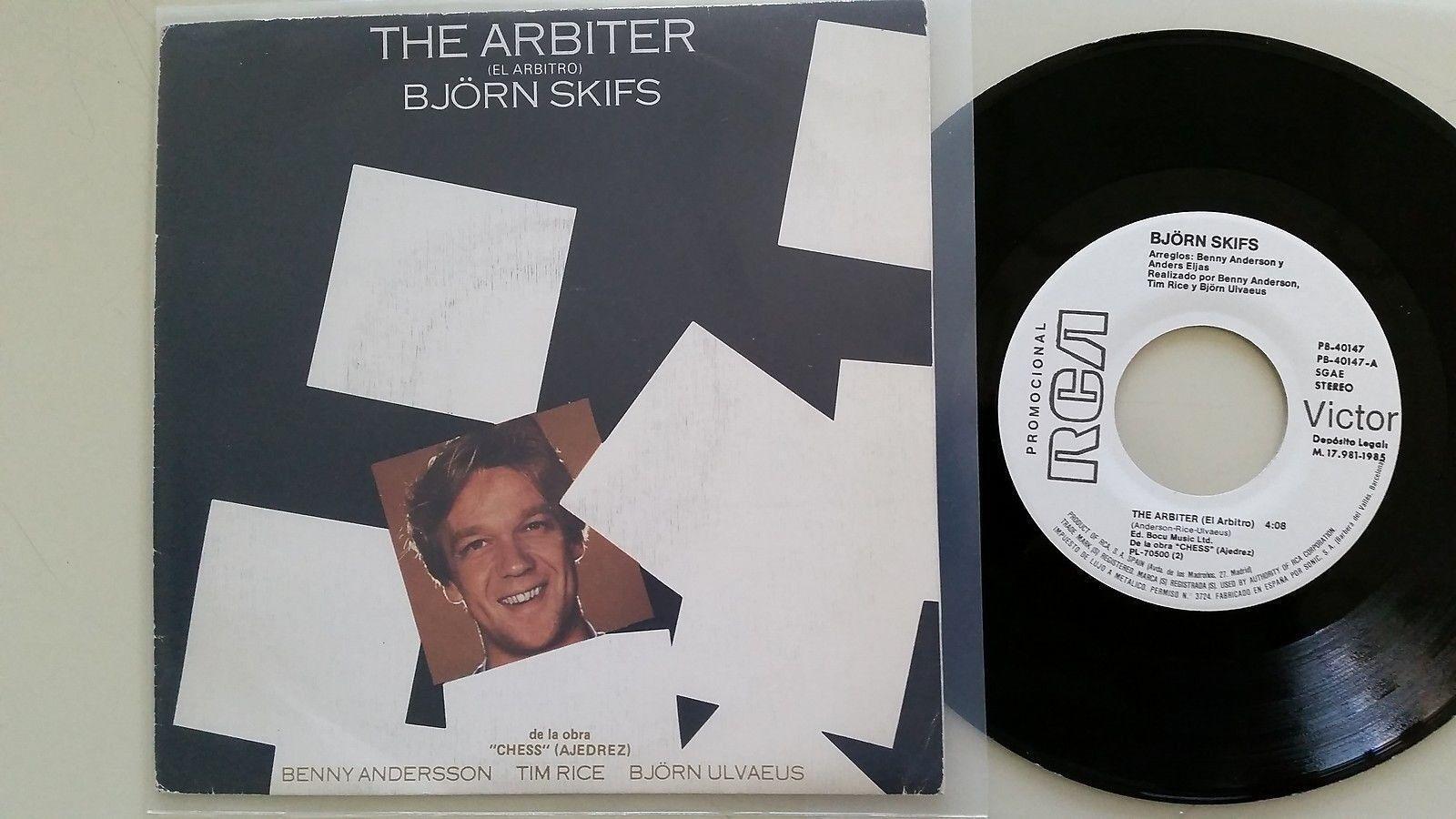7"" Single Vinyl Björn Skifs - The arbiter (Chess/ ABBA) SPAIN PROMO