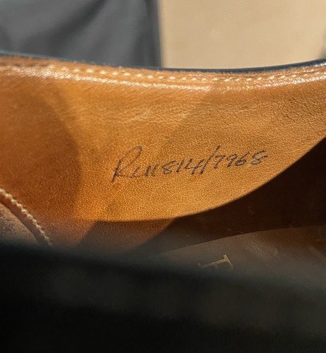 Vintage Ralph Lauren Bench Made Shoes Black Oxford Women's 7 Made in England - Picture 10 of 16