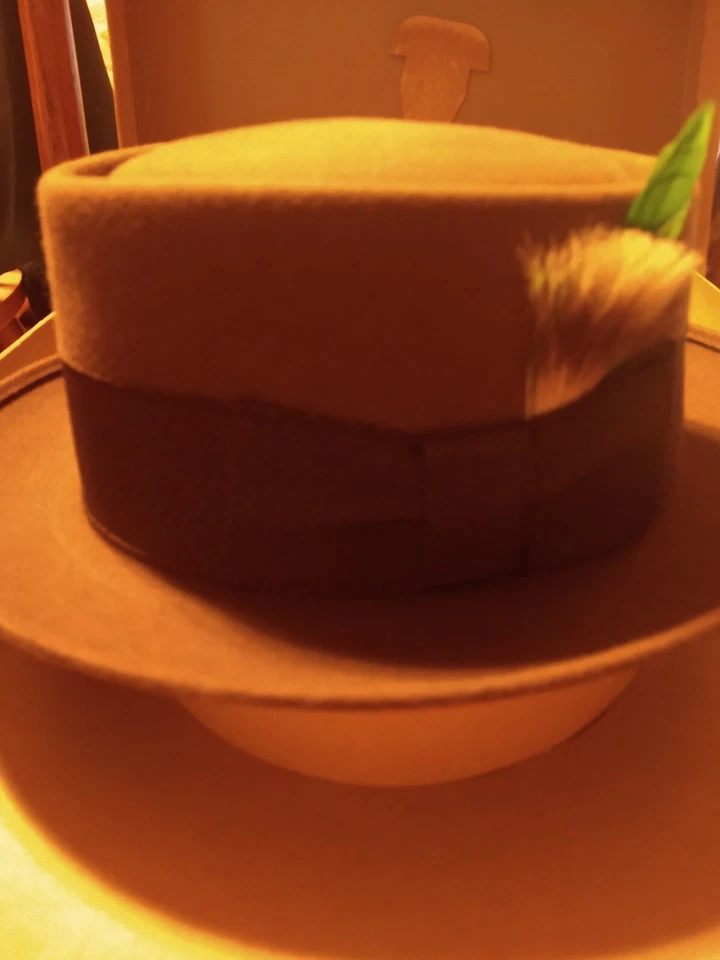 Sombrero Champ con pluma talla 7 Foto 2 de 4