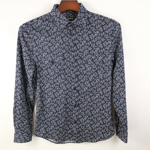 Express Mens Cotton Blend LS Button Up 