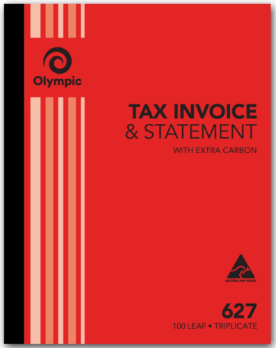 2 x Olympic #627 Invoice & Statement Book 250x200mm Triplicate 100Lf 140878 - Picture 1 of 4
