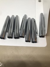 Lot 7 Eversharp Chrome Stainless Pen Caps Only Parts
