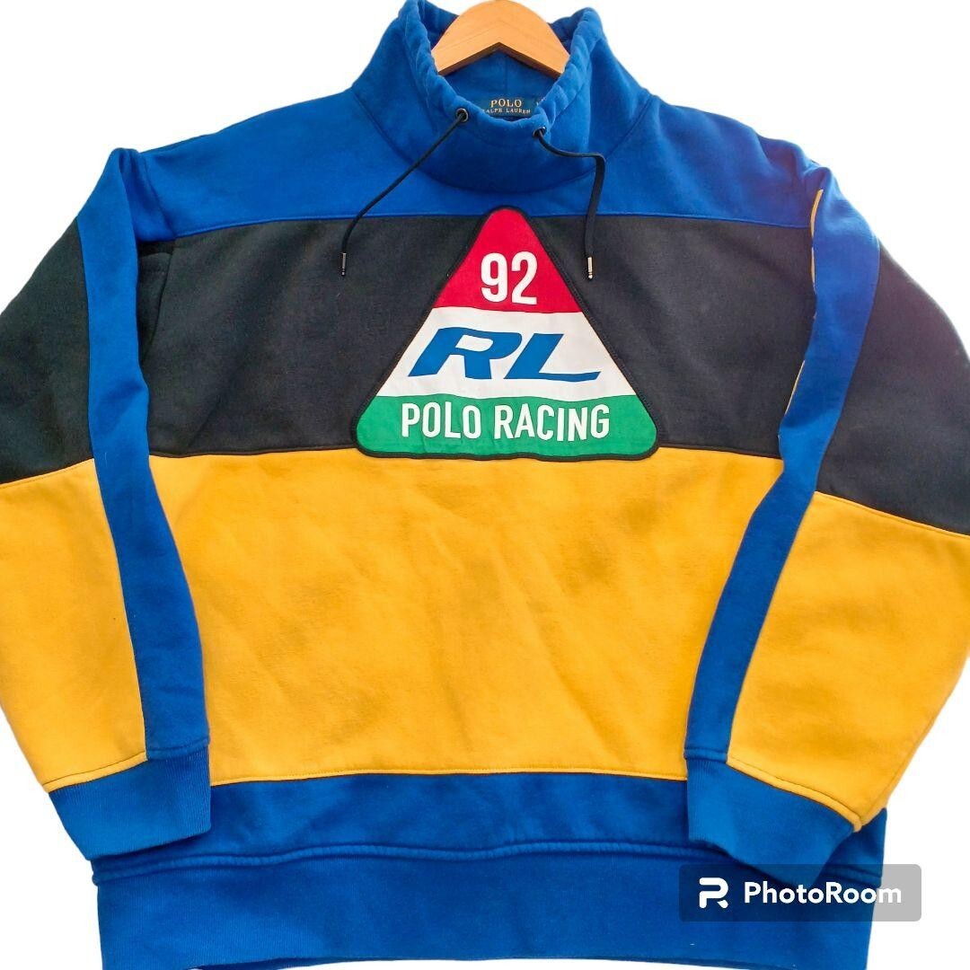 90's Polo Ralph Lauren Polo Racing Sweat 92 L Ralph Lauren Polo