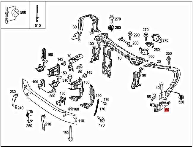 Genuine MERCEDES A209 C209 CL203 S203 W203 W209 Cabrio Left 