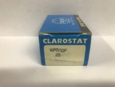 Honeywell Clarostat VPR10F25 25 Ohm Ohms Wirewound Resistor New NOS 5% 10 Watts