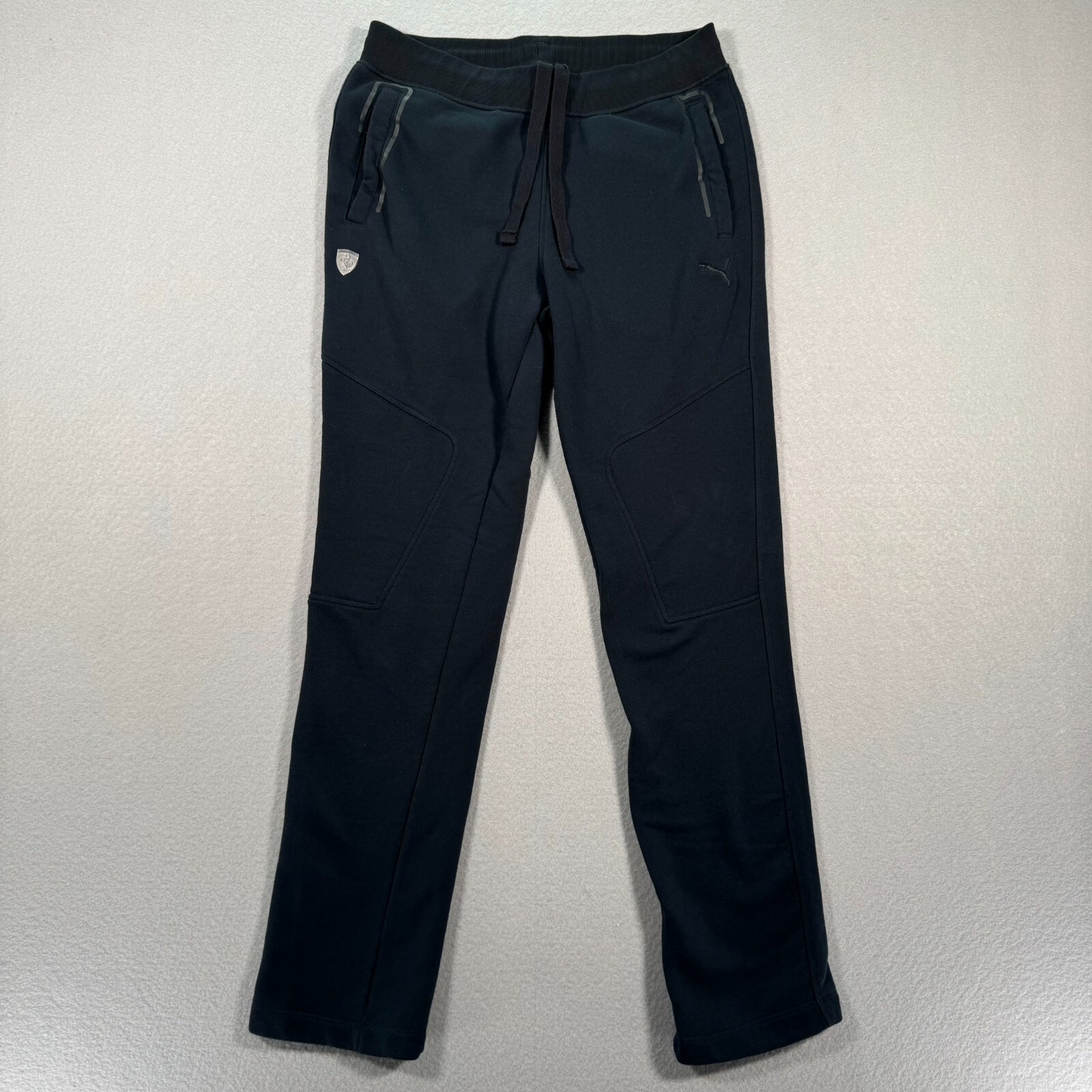 Puma Ferrari Sweatpants Mens Medium Black Tech Fleece Racing Collaboration