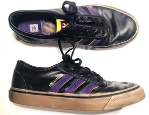 Adidas Adi Ease X Q16690 Nba Lakers Mens Black Purple Skate Sneakers Shoes 9 5 Ebay
