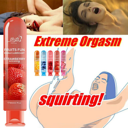 Edible Fruit Flavor Lubricant Gel Lube Edible Oral-Sex-Sexual-Massage-Oil  Adult | eBay