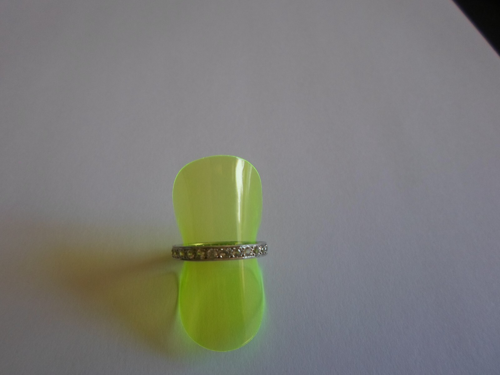 solid silver ring, full round zirconiums, size 52 - image 8