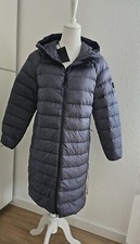 Damen BOGNER Fire+Ice Steppmantel mit Kapuze  Pallas Gr.34 grau DAUNEN  NEU
