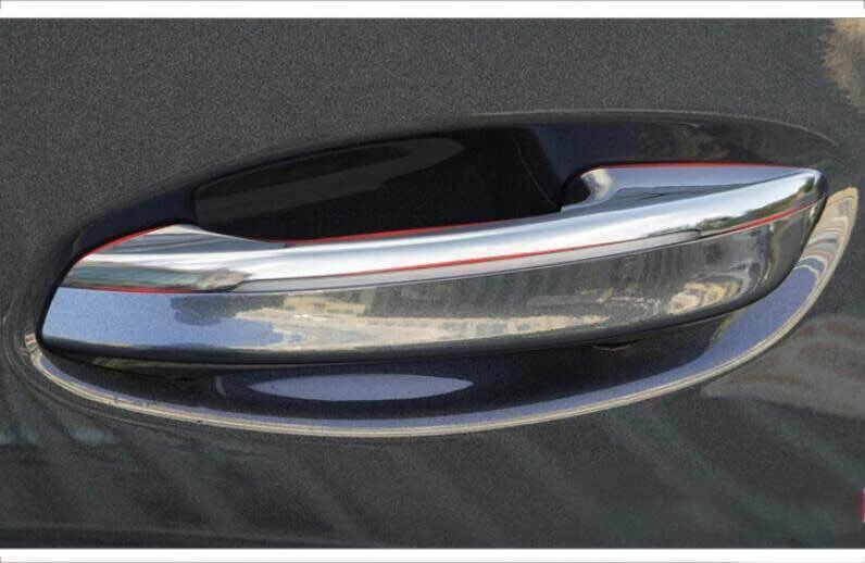 Cubierta de manija de puerta exterior de acero cromado DX 4 piezas para Cadillac CT5 2020-2022 Foto 4 de 4